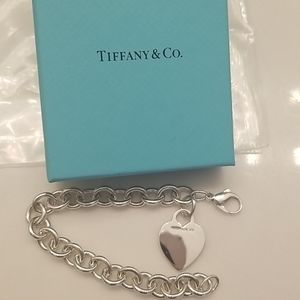 Heart Tag Charm Bracelet